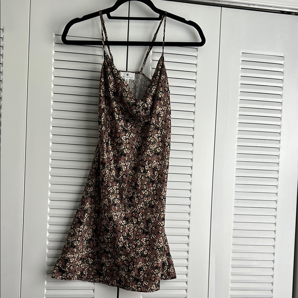 Floral Spaghetti Strap Dress